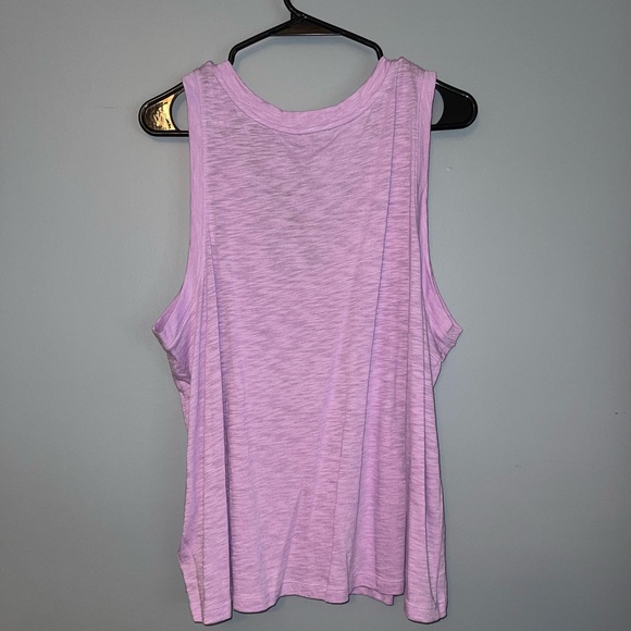 Express Purple Sleeveless Relaxed Tank Top - Picture 2 of 3